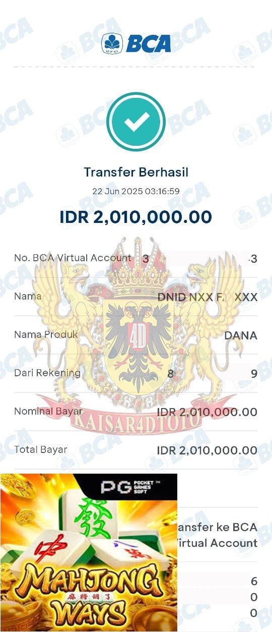 BUKTI JACKPOT KAISAR4DTOTO