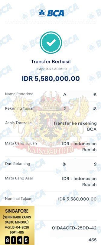 BUKTI JACKPOT KAISAR4DTOTO