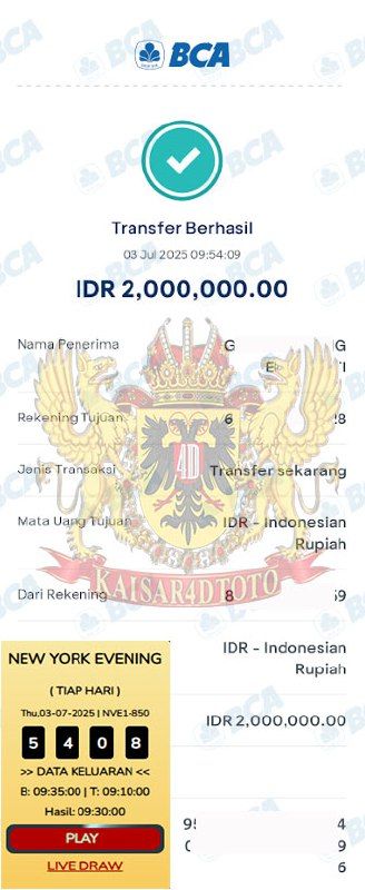 BUKTI JACKPOT KAISAR4DTOTO