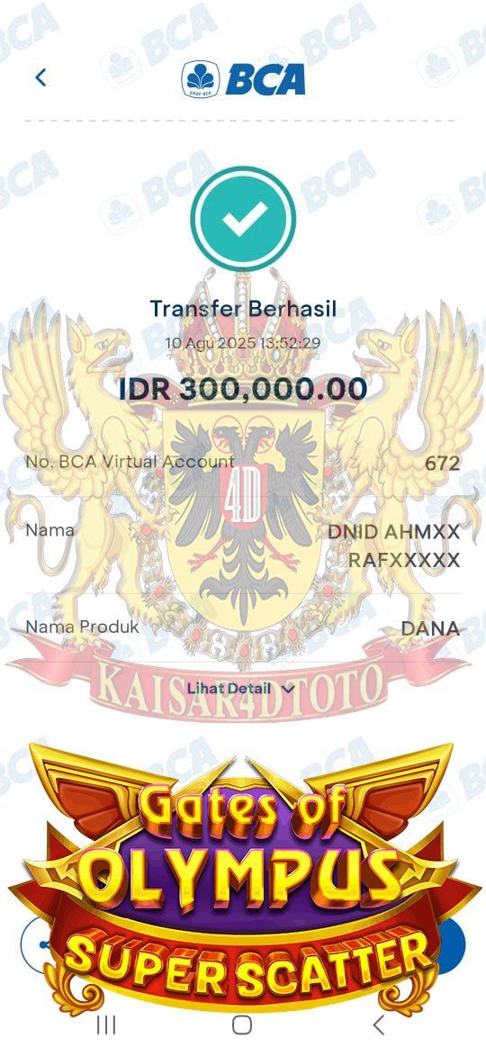 BUKTI JACKPOT KAISAR4DTOTO