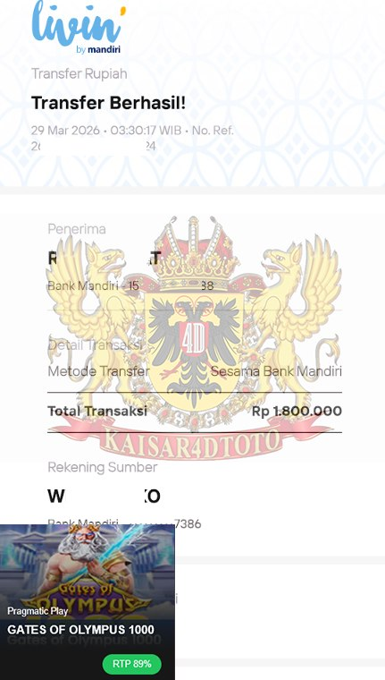 BUKTI JACKPOT KAISAR4DTOTO