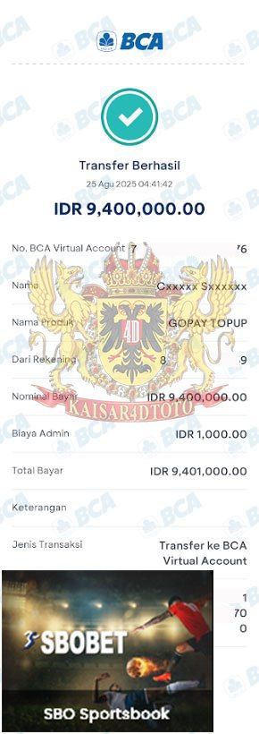 BUKTI JACKPOT KAISAR4DTOTO