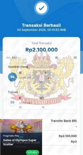 BUKTI JACKPOT KAISAR4DTOTO