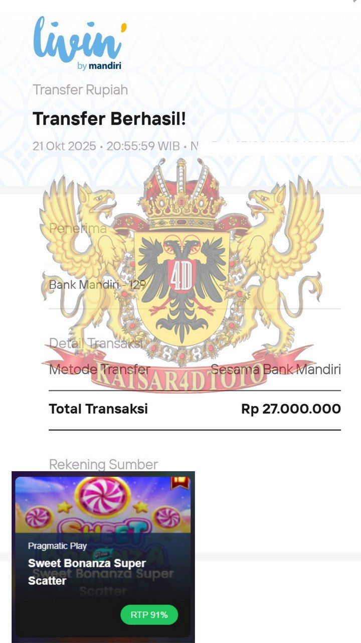 BUKTI JACKPOT KAISAR4DTOTO