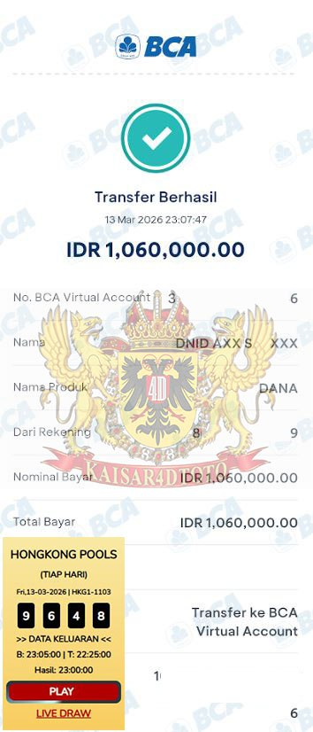 BUKTI JACKPOT KAISAR4DTOTO