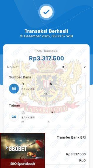 BUKTI JACKPOT KAISAR4DTOTO