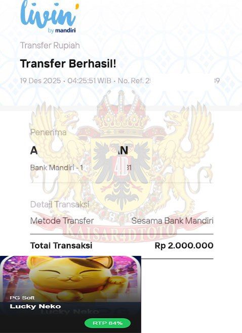 BUKTI JACKPOT KAISAR4DTOTO