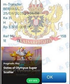 BUKTI JACKPOT KAISAR4DTOTO