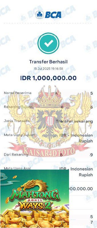 BUKTI JACKPOT KAISAR4DTOTO