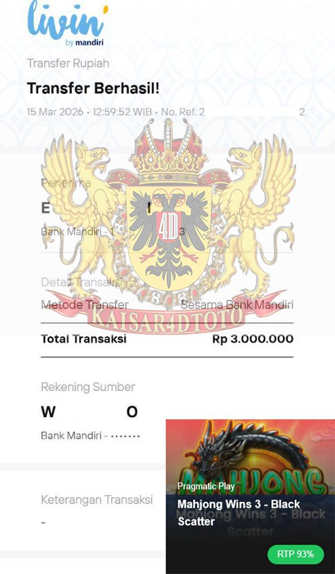 BUKTI JACKPOT KAISAR4DTOTO