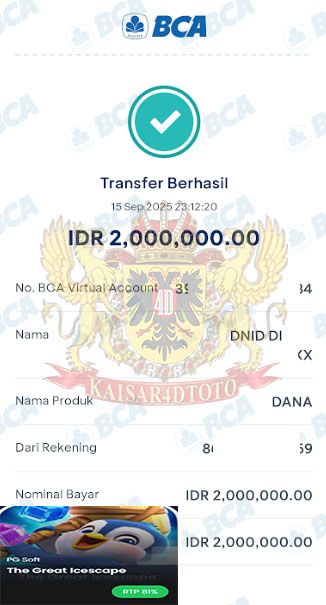 BUKTI JACKPOT KAISAR4DTOTO