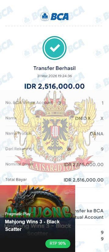BUKTI JACKPOT KAISAR4DTOTO