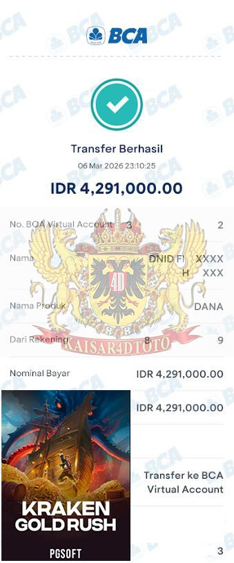 BUKTI JACKPOT KAISAR4DTOTO