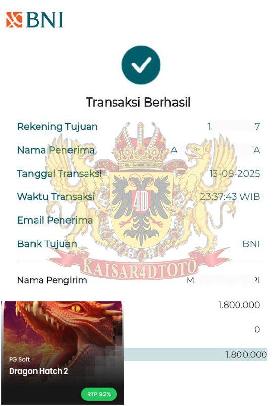 BUKTI JACKPOT KAISAR4DTOTO