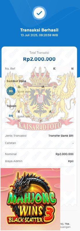 BUKTI JACKPOT KAISAR4DTOTO