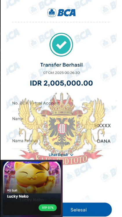BUKTI JACKPOT KAISAR4DTOTO