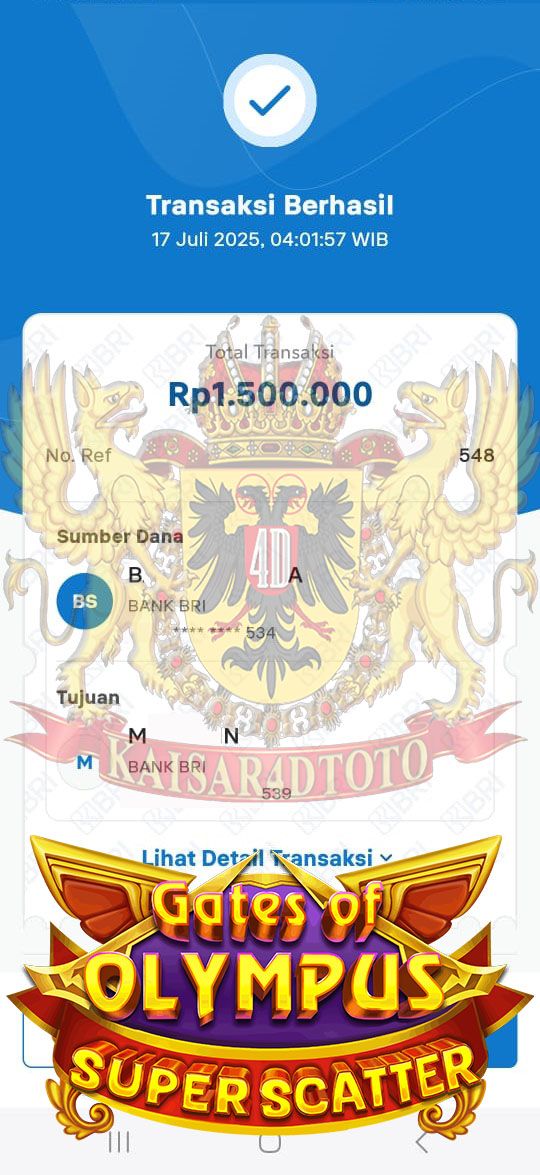 BUKTI JACKPOT KAISAR4DTOTO