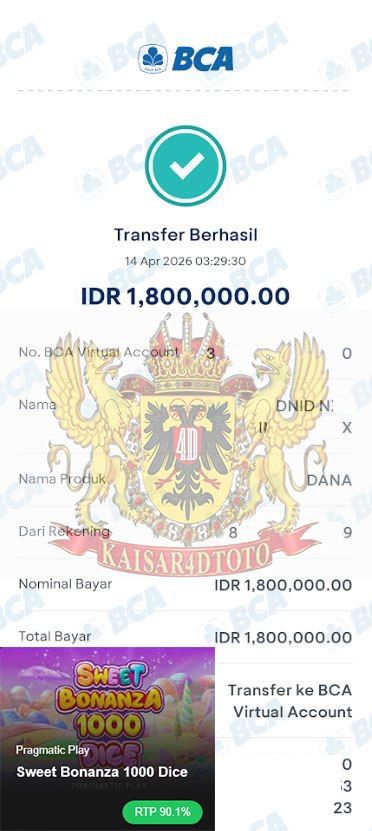 BUKTI JACKPOT KAISAR4DTOTO