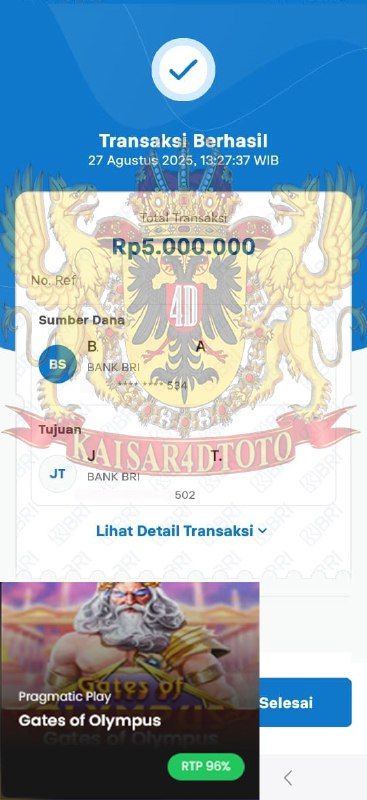 BUKTI JACKPOT KAISAR4DTOTO