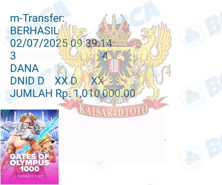 BUKTI JACKPOT KAISAR4DTOTO