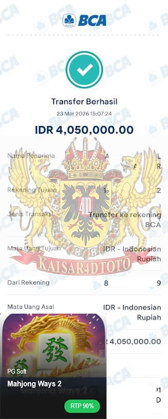 BUKTI JACKPOT KAISAR4DTOTO