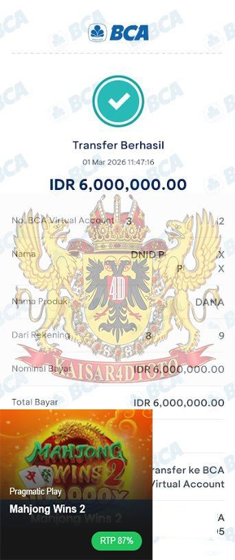 BUKTI JACKPOT KAISAR4DTOTO