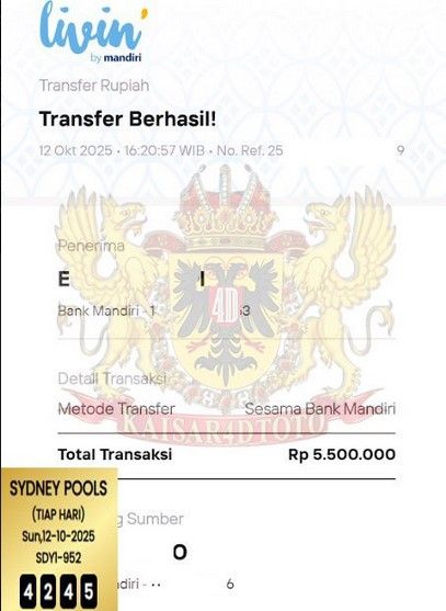 BUKTI JACKPOT KAISAR4DTOTO