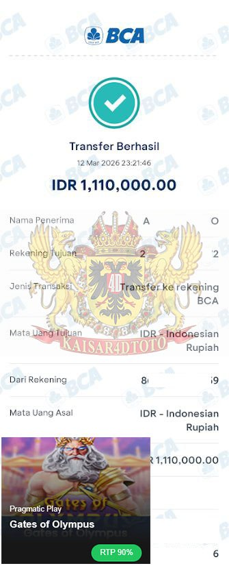 BUKTI JACKPOT KAISAR4DTOTO