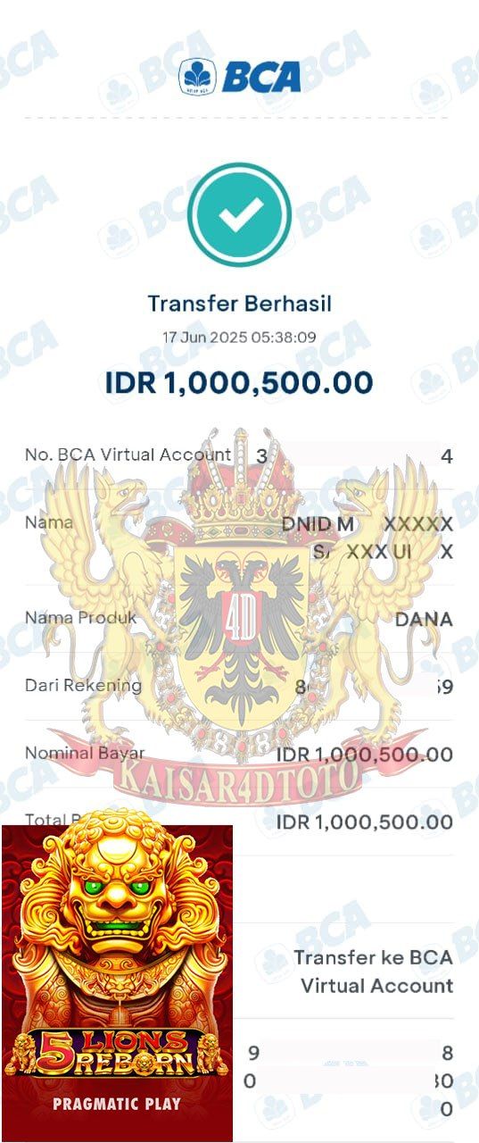 BUKTI JACKPOT KAISAR4DTOTO