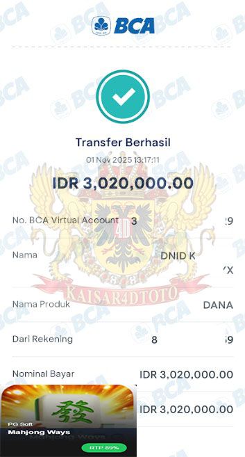 BUKTI JACKPOT KAISAR4DTOTO