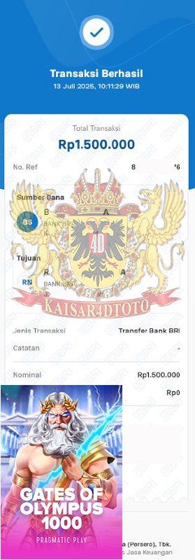 BUKTI JACKPOT KAISAR4DTOTO