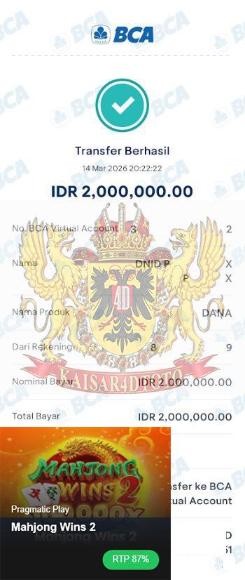 BUKTI JACKPOT KAISAR4DTOTO