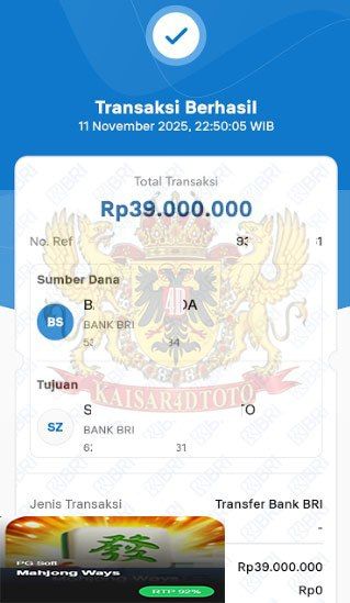 BUKTI JACKPOT KAISAR4DTOTO