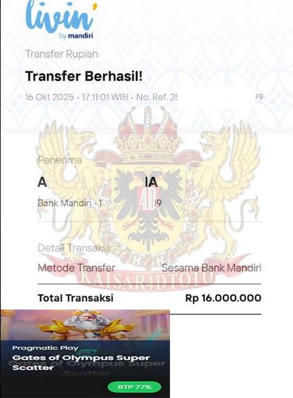 BUKTI JACKPOT KAISAR4DTOTO