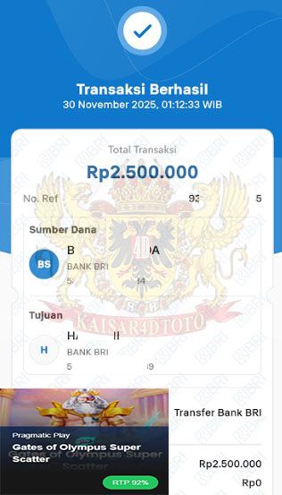 BUKTI JACKPOT KAISAR4DTOTO