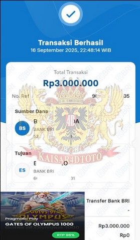 BUKTI JACKPOT KAISAR4DTOTO