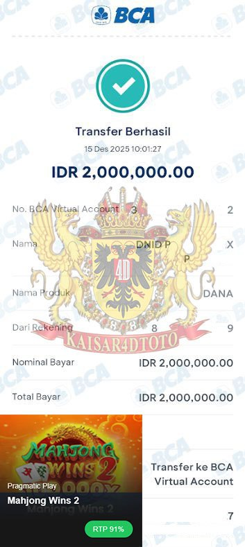BUKTI JACKPOT KAISAR4DTOTO