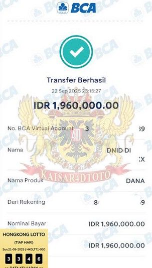 BUKTI JACKPOT KAISAR4DTOTO