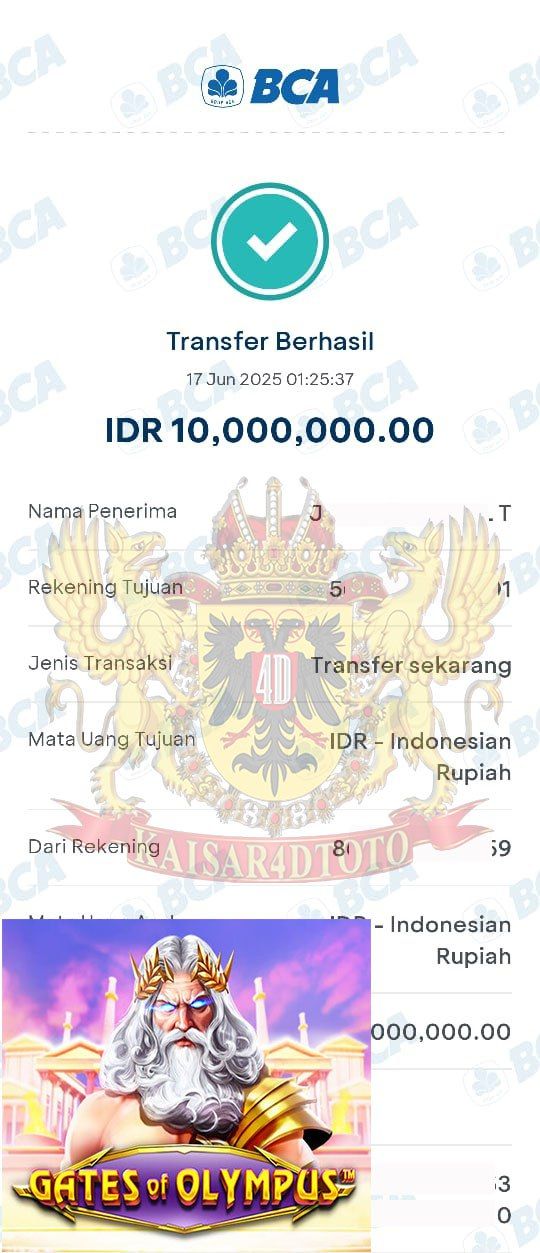 BUKTI JACKPOT KAISAR4DTOTO