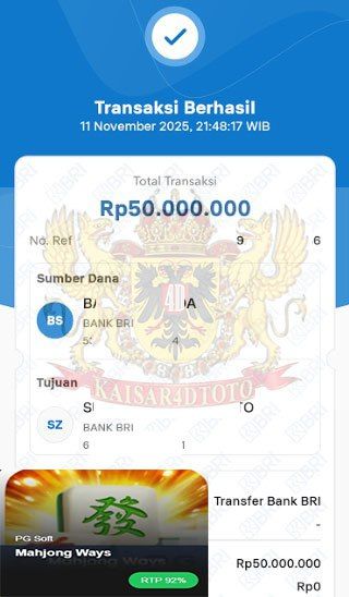 BUKTI JACKPOT KAISAR4DTOTO