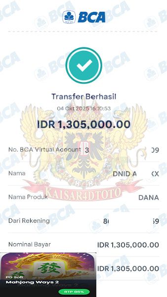 BUKTI JACKPOT KAISAR4DTOTO