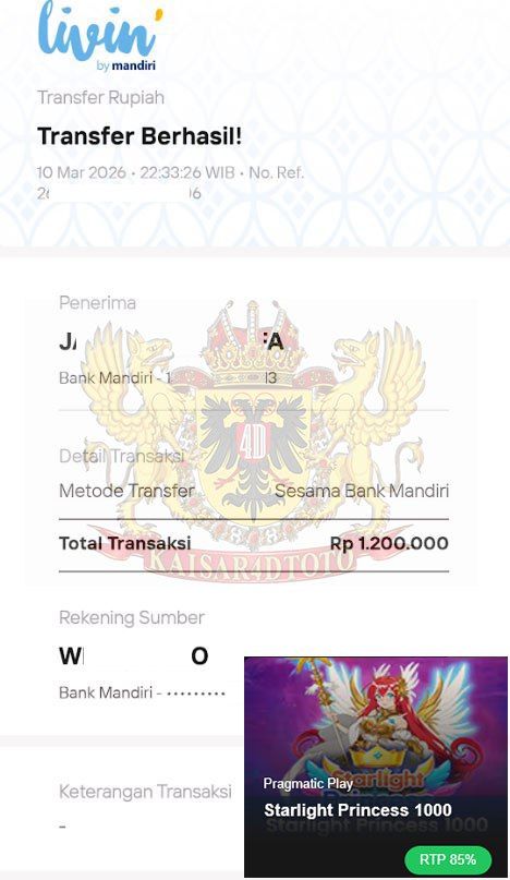 BUKTI JACKPOT KAISAR4DTOTO