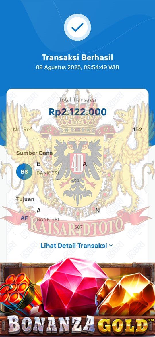 BUKTI JACKPOT KAISAR4DTOTO