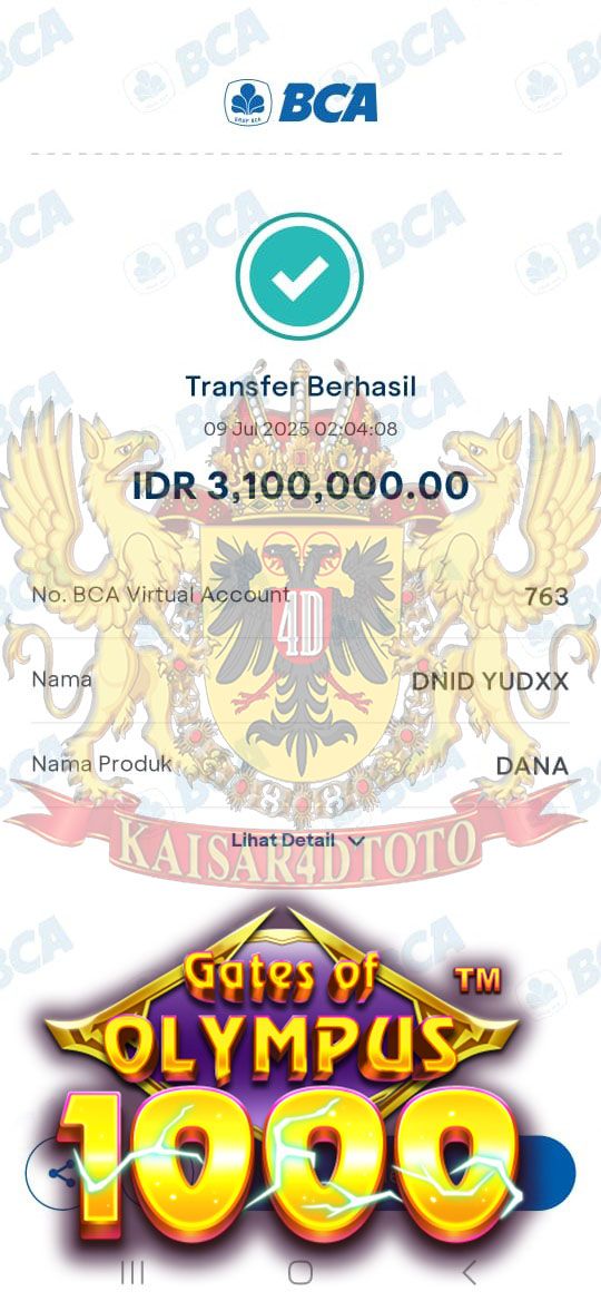 BUKTI JACKPOT KAISAR4DTOTO