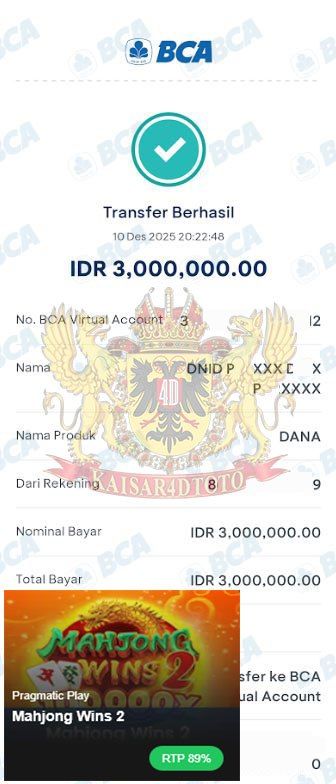 BUKTI JACKPOT KAISAR4DTOTO
