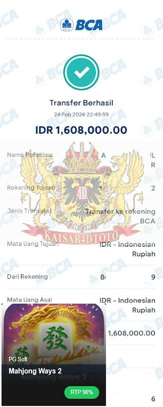 BUKTI JACKPOT KAISAR4DTOTO