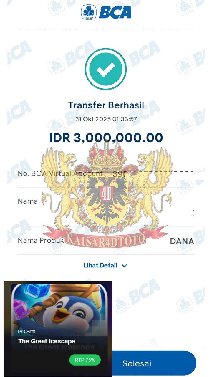 BUKTI JACKPOT KAISAR4DTOTO