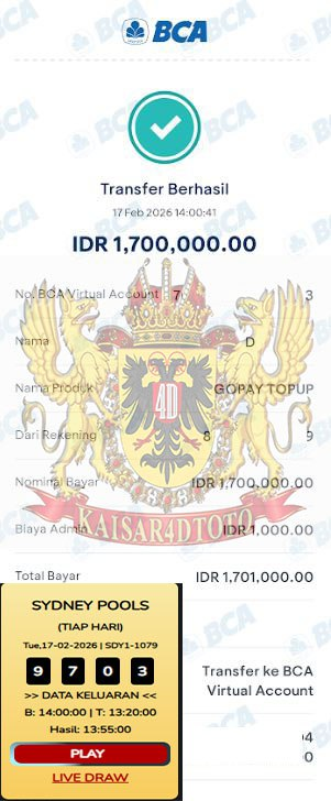 BUKTI JACKPOT KAISAR4DTOTO