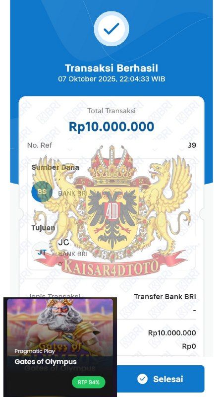 BUKTI JACKPOT KAISAR4DTOTO