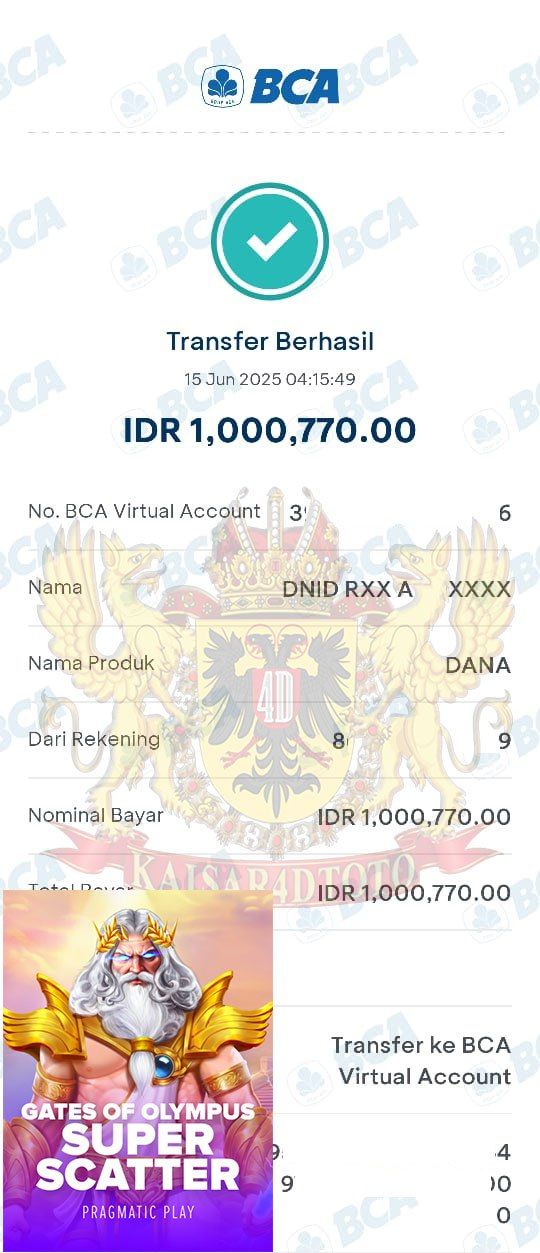 BUKTI JACKPOT KAISAR4DTOTO
